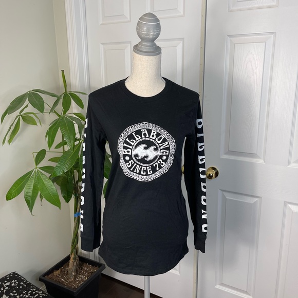 Billabong - Black Long Sleeve Shirt NWOT - Picture 1 of 5